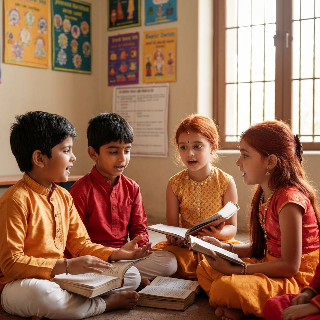 Traditional Indian learning environment